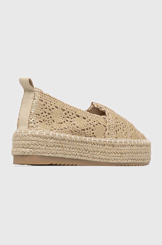 Obuwie Answear Lab espadryle 3437.gold.hms złoty