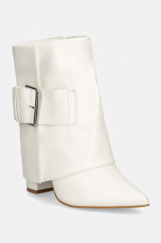 Answear Lab botine 5-8 cm alb 7905a.fos