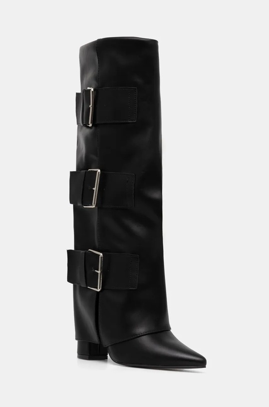 Μπότες Answear.LAB χοντρό τακούνι μαύρο 9692a.fos