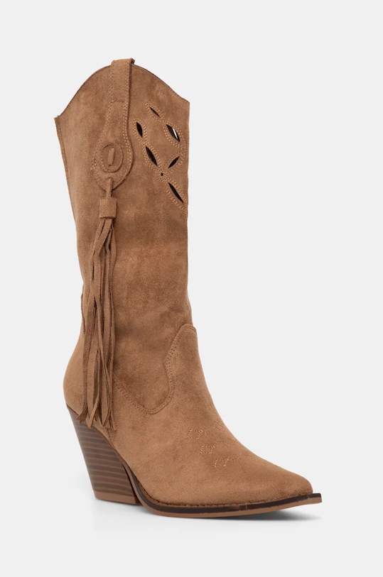 Answear Lab kowbojki słupek brązowy 2304.HWK