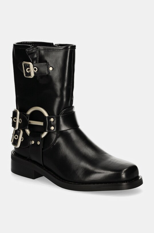 Answear Lab botine usor izolat negru 52073.HLK
