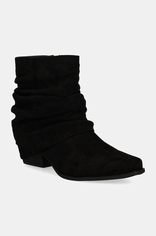 Členkové topánky Answear.LAB textilný čierna 2509.HWK