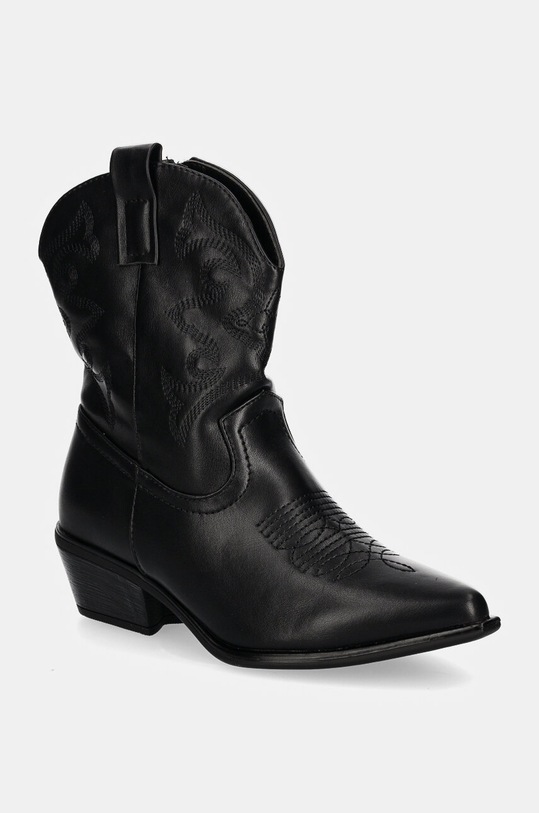 Answear Lab kowbojki słupek czarny A803.ios