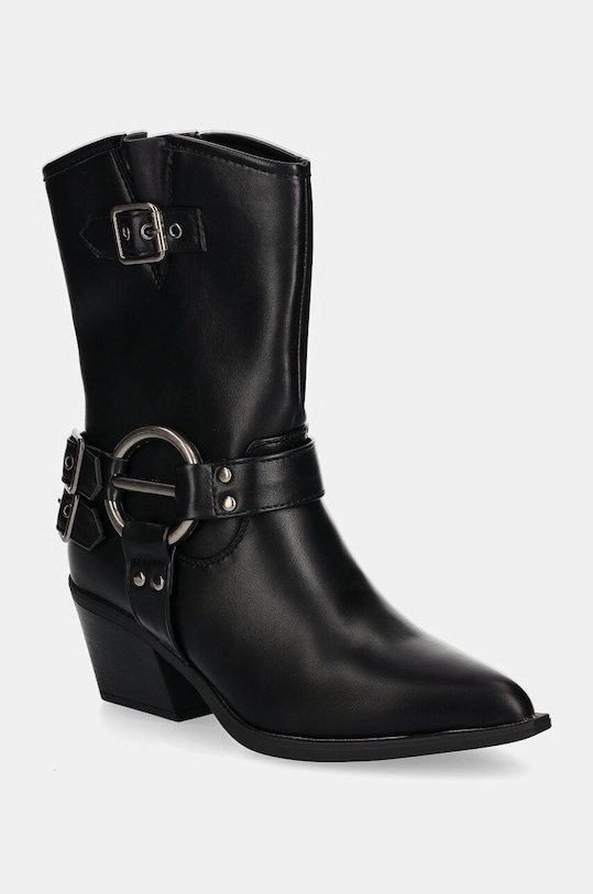 Answear.LAB kowbojki słupek czarny a805.ios