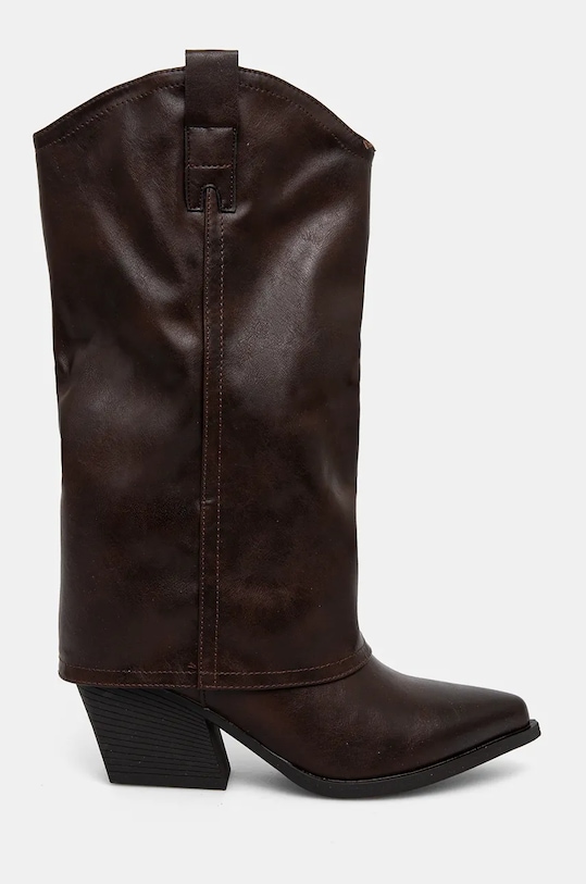 Vysoké čižmy Answear.LAB rqy29.ilk hnedá WZ24