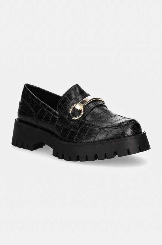 Answear Lab mocasini imitatie de piele negru EP3521.hos