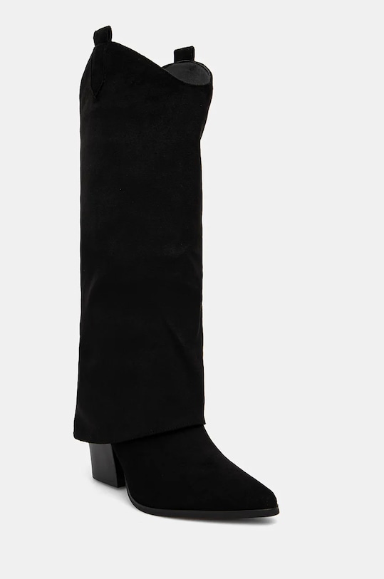 Vysoké čižmy Answear.LAB nezateplené čierna RQ505.hos