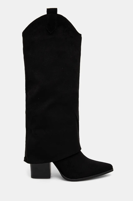 Vysoké čižmy Answear.LAB RQ505.hos čierna WZ24