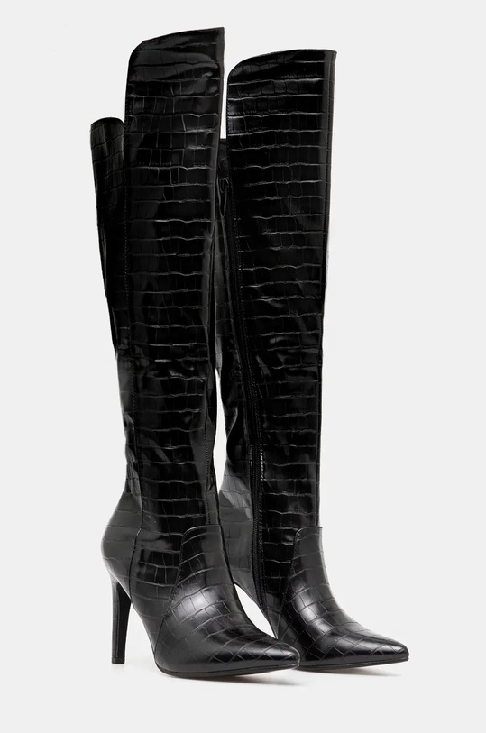 Obuwie Answear Lab kozaki 1128.21.hos czarny