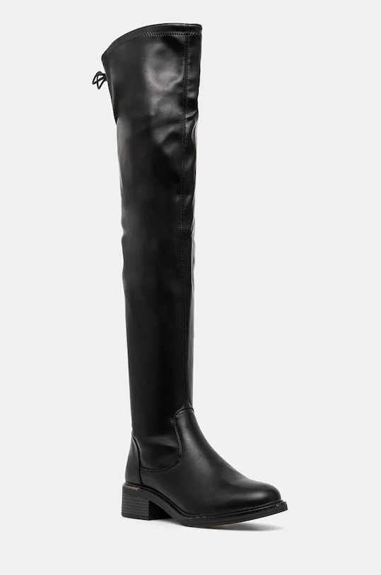 Kozačky Answear.LAB plochý černá MAH690.hos