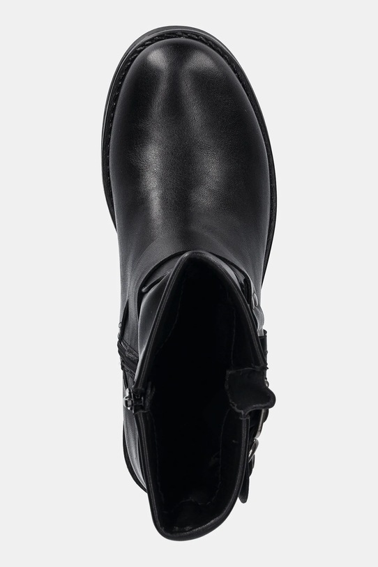 Kožené členkové čižmy Answear.LAB čierna RQ493.hos