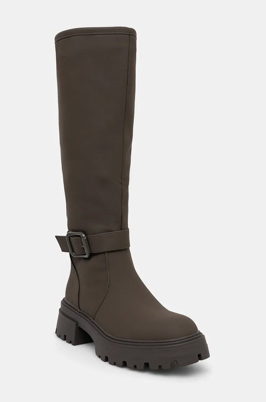 Answear.LAB kozaki 5-8 cm zielony YY18.hos