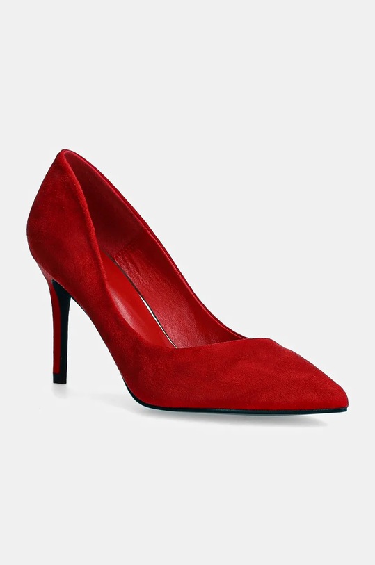 Туфли Answear.LAB имитация замша красный HH09.hos