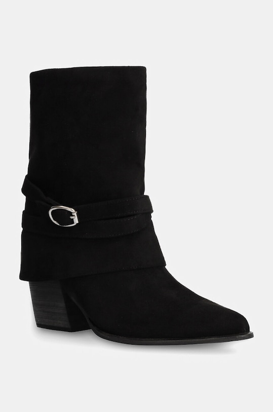 Answear Lab botine 5-8 cm negru YZ24.022.hlk