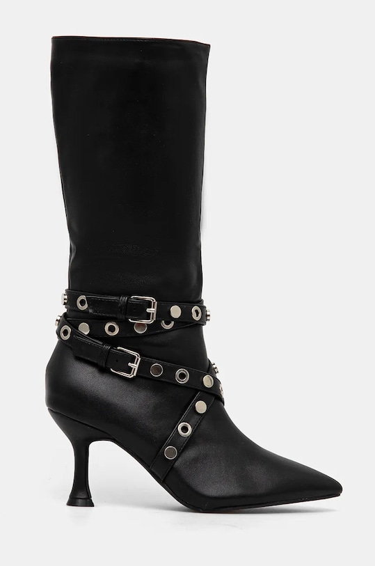 Vysoké čižmy Answear.LAB G3412.HWK čierna WZ24