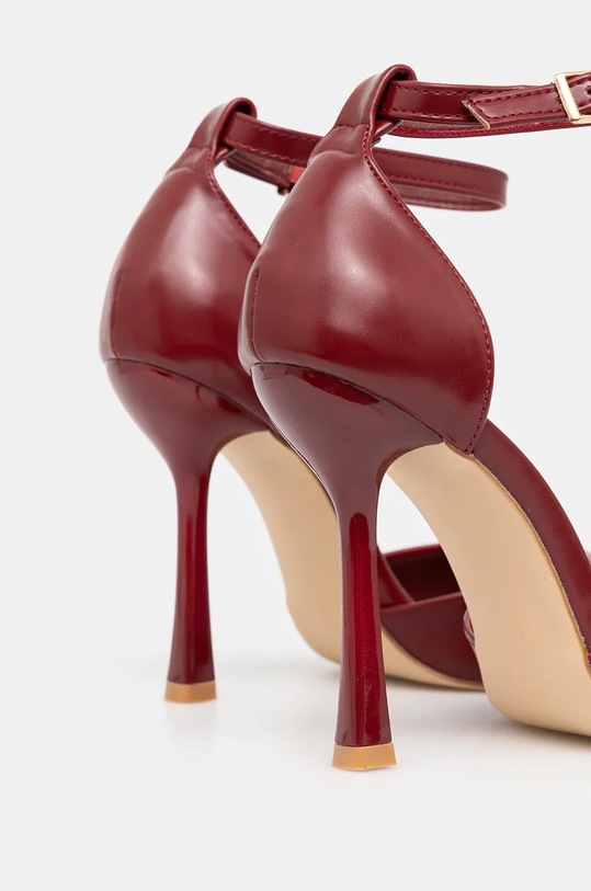 Answear Lab pantofi cu toc burgundia ms18031.ios