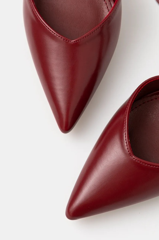 Answear Lab pantofi cu toc ms18031.ios burgundia