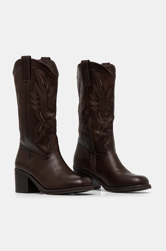 Answear Lab kowbojki brązowy g687.ios