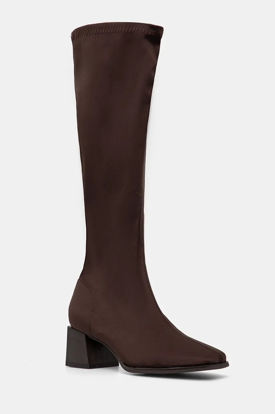 Kozačky Answear.LAB textilní hnědá 966a.ios