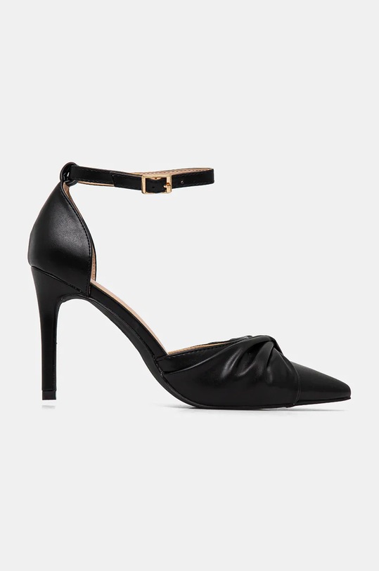 Answear Lab pantofi cu toc 95206.ilk negru WZ24