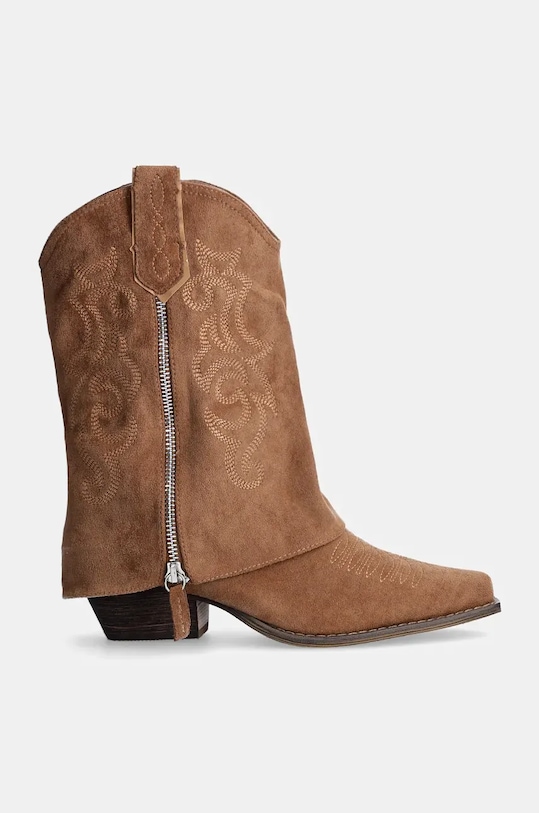 Nízké kozačky Answear.LAB A3305.1.HWK hnědá WZ24