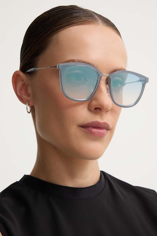 Answear Lab ochelari de soare oglindite albastru 8102.HWK