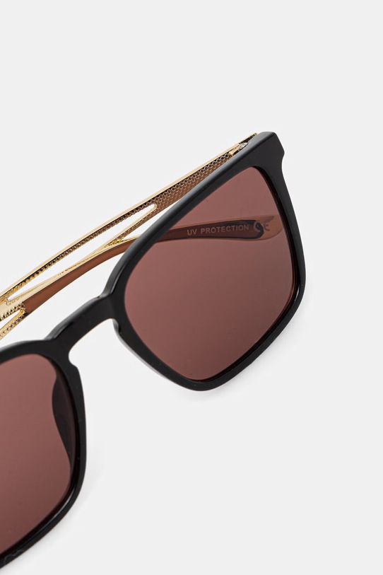 Akcesoria Answear.LAB okulary przeciwsłoneczne 28092.HMS brązowy