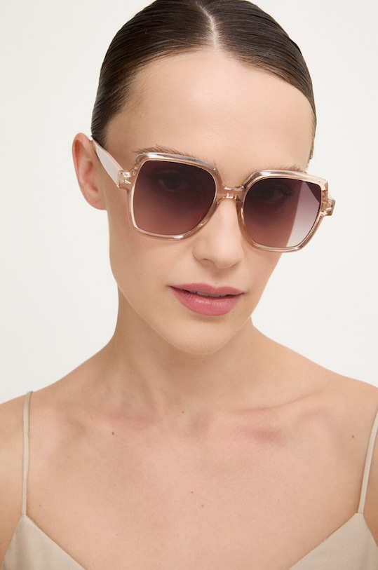 Answear.LAB okulary przeciwsłoneczne gradientowa beżowy 28184.HMS
