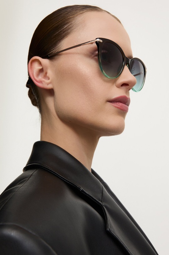 Answear Lab okulary przeciwsłoneczne jednolita zielony 28182.HMS