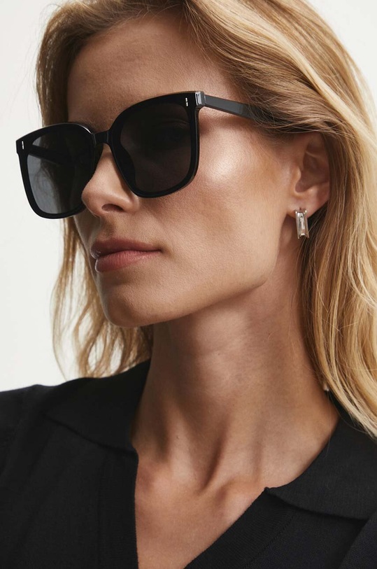 Answear.LAB okulary przeciwsłoneczne jednolita czarny 28119.hh