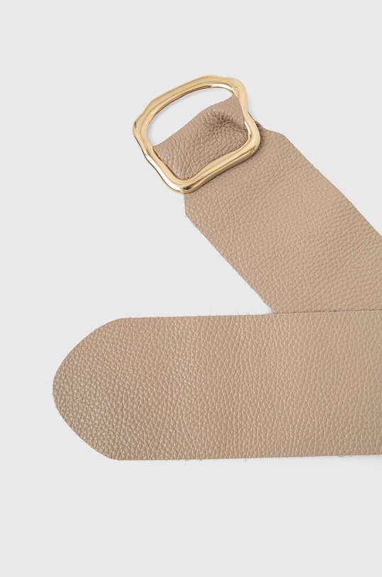 Δερμάτινη ζώνη Answear.LAB F065.HWK μπεζ WW25