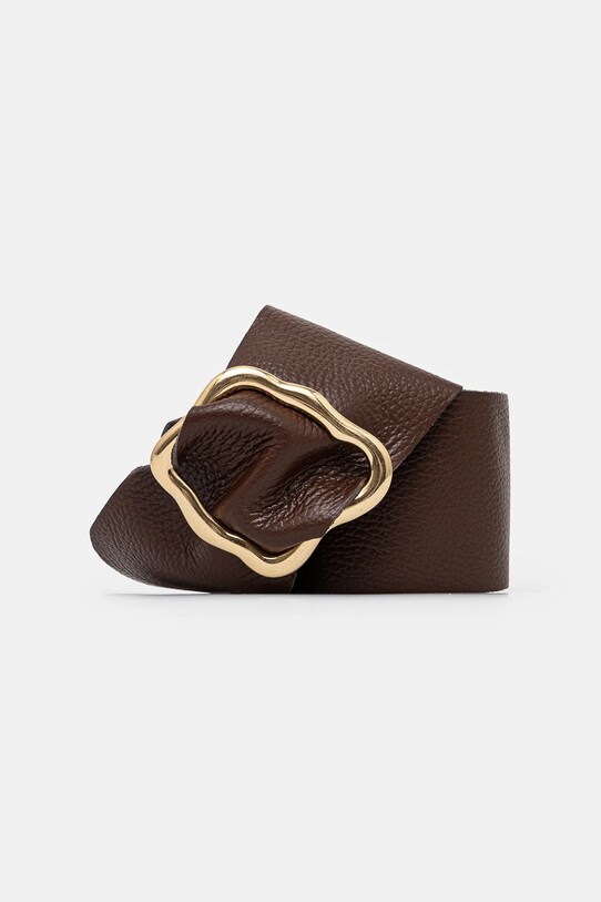 Answear Lab curea de piele maro F065.HWK