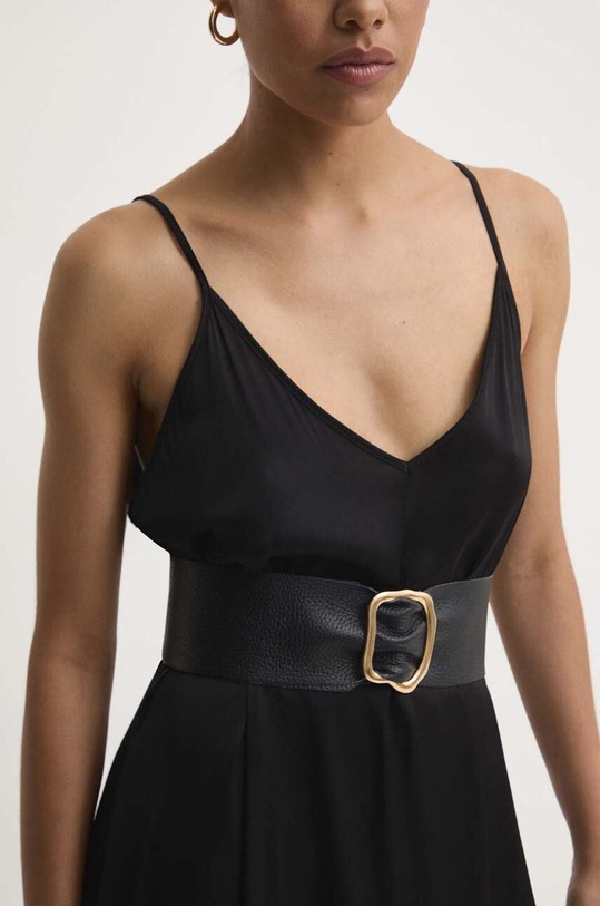 Answear Lab curea de piele negru F065.HWK