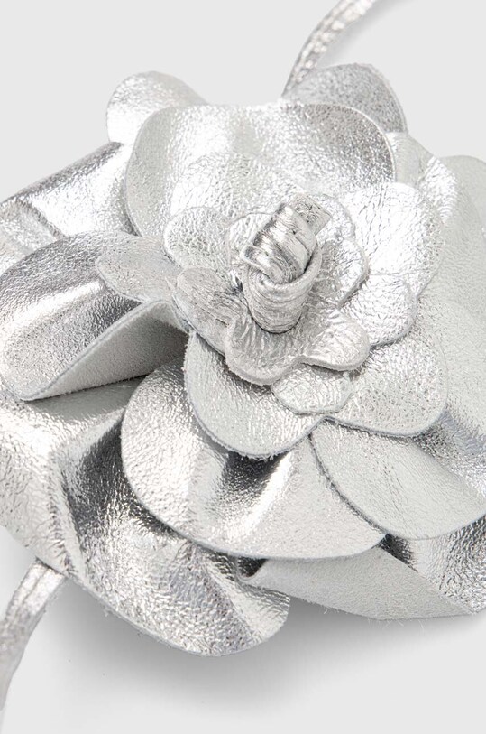 Answear.LAB pasek skórzany srebrny C013.HWK