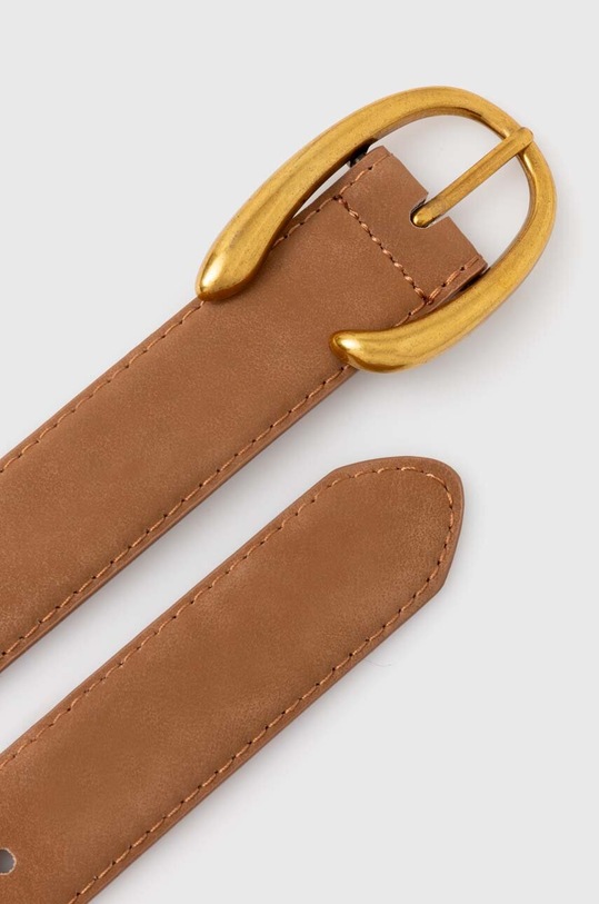 Kožený pásek Answear.LAB 821.CMS béžová WZ24