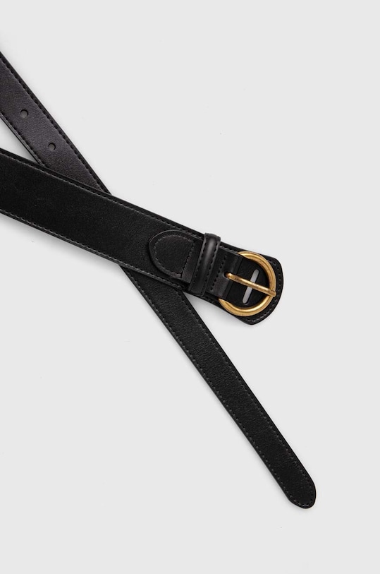 Answear Lab curea de piele 827.CMS negru WZ24