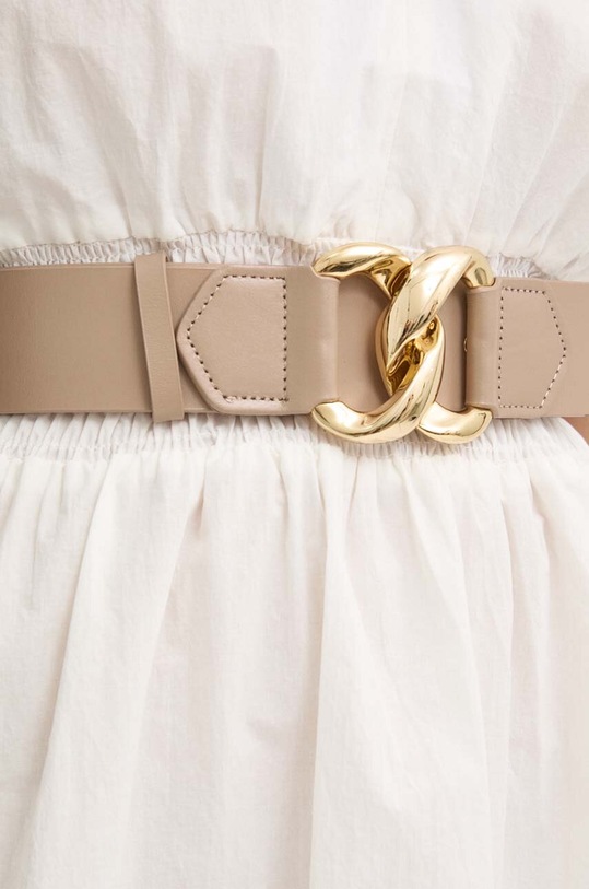 Answear.LAB pasek skórzany 829.cms beżowy