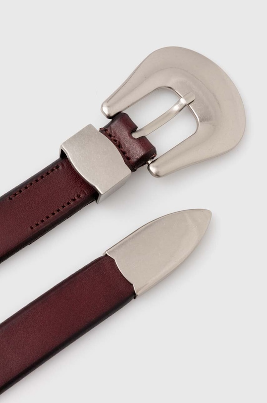 Кожаный ремень Answear.LAB 832.cms бордо WZ24