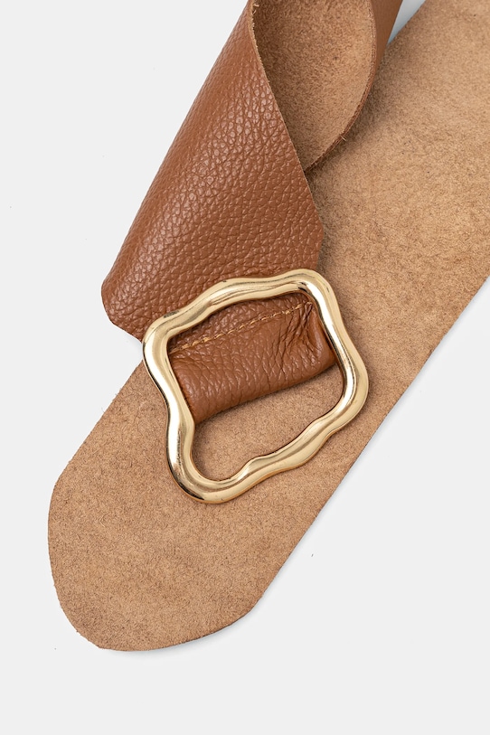 Answear.LAB pasek skórzany C011.HWK brązowy WW25