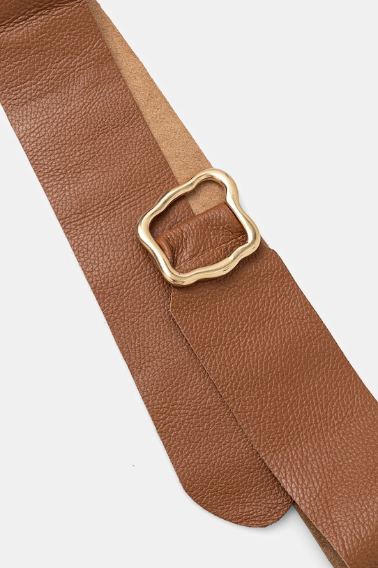 Akcesoria Answear.LAB pasek skórzany C011.HWK brązowy