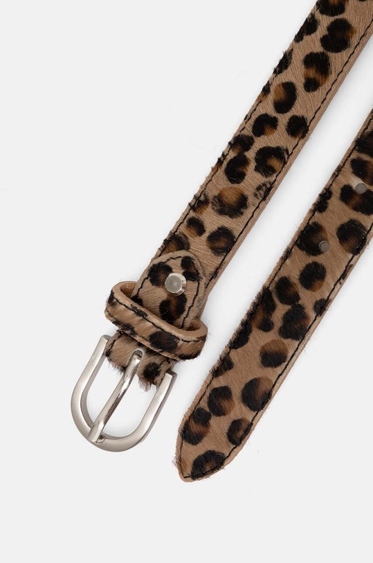 Answear Lab curea de piele C105.HWK bej WZ24