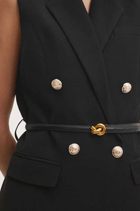 Kožni remen Answear.LAB crna 1005.CMS