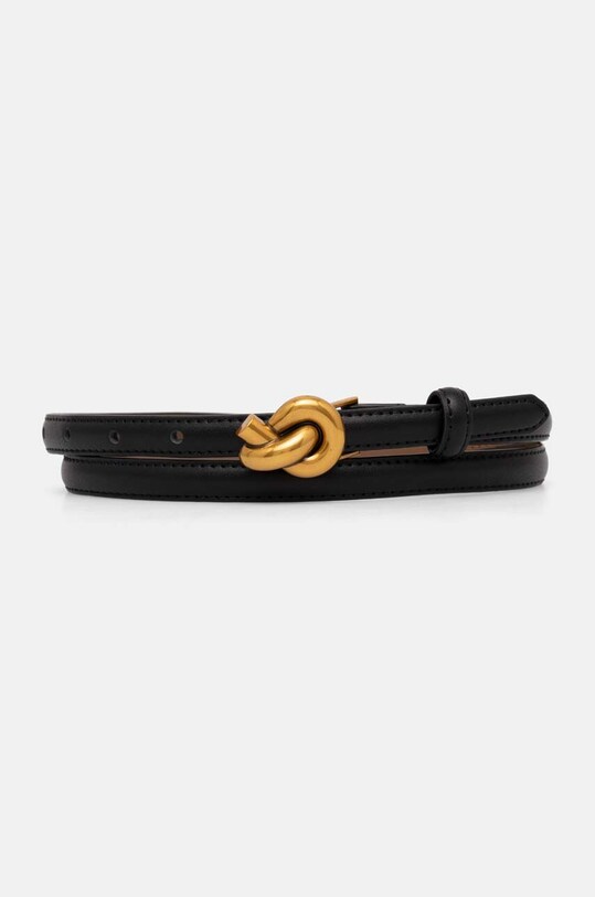 Answear Lab curea de piele 1005.CMS negru WZ24