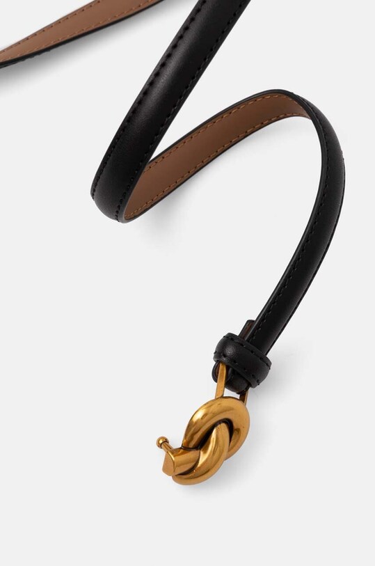 Accesorii Answear Lab curea de piele 1005.CMS negru