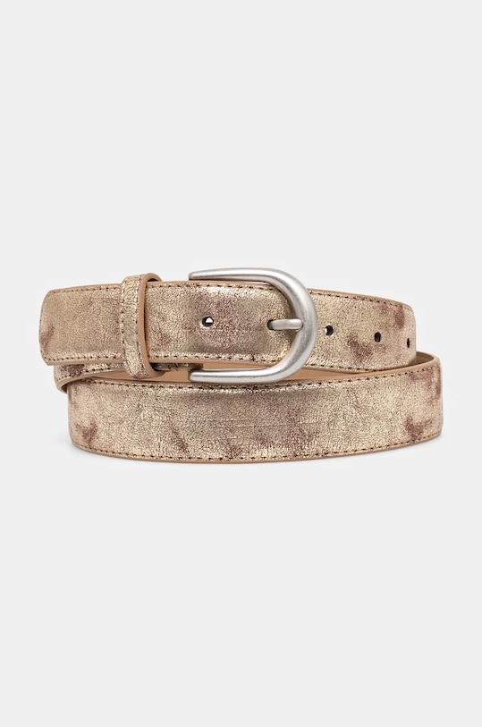 Pásek Answear.LAB imitace kůže zlatá 6062.ios