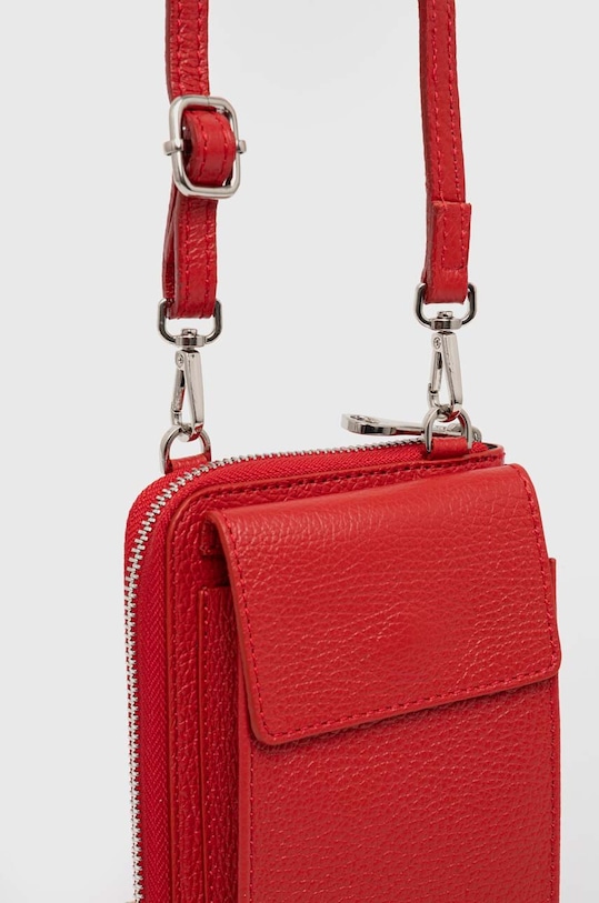 Answear Lab portofel de piele .008.IW rosu WZ24