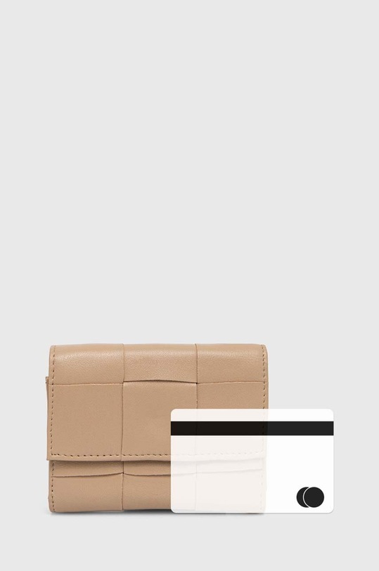 Answear Lab portofel de piele bej 688.CMS