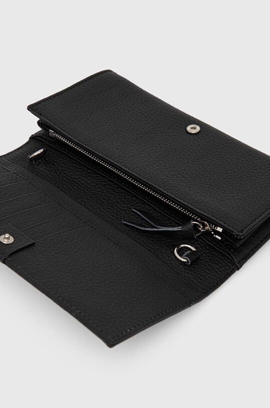 Accesorii Answear Lab portofel de piele 690.CMS negru