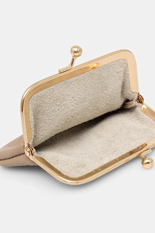 Akcesoria Answear Lab portfel skórzany .01.ims beżowy