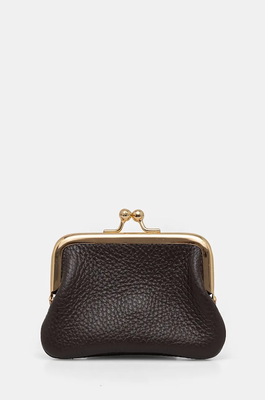 Kožená peňaženka Answear.LAB usňová koža hnedá .01.ims